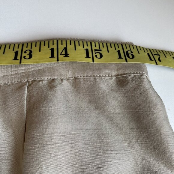 I.S.C. 100% Silk Tunic & Embroidered Pant Set Women's Large Beige Floral Luxury - Picture 6 of 12